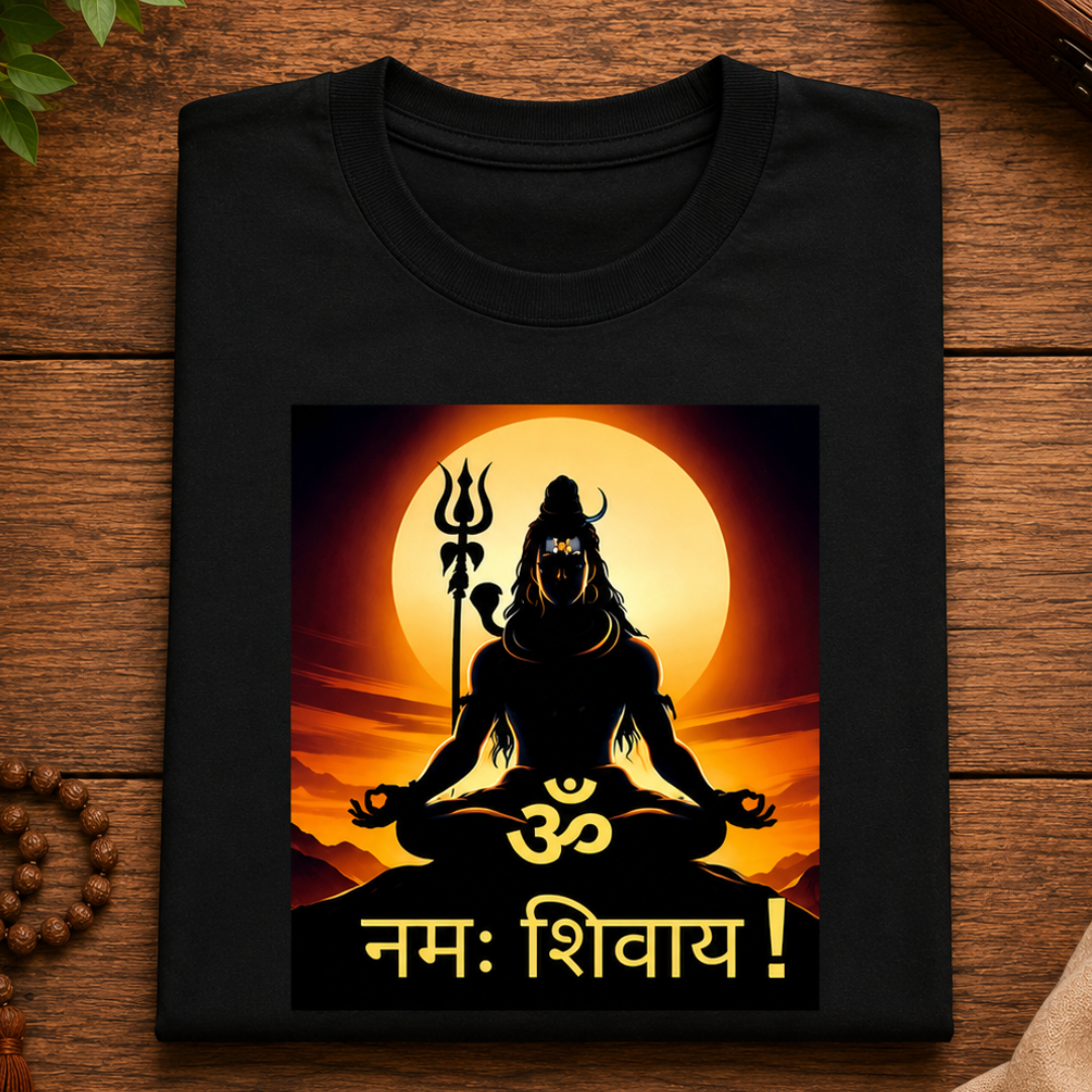 Om Namah Shivaya Lord Shiva Graphic T-Shirt