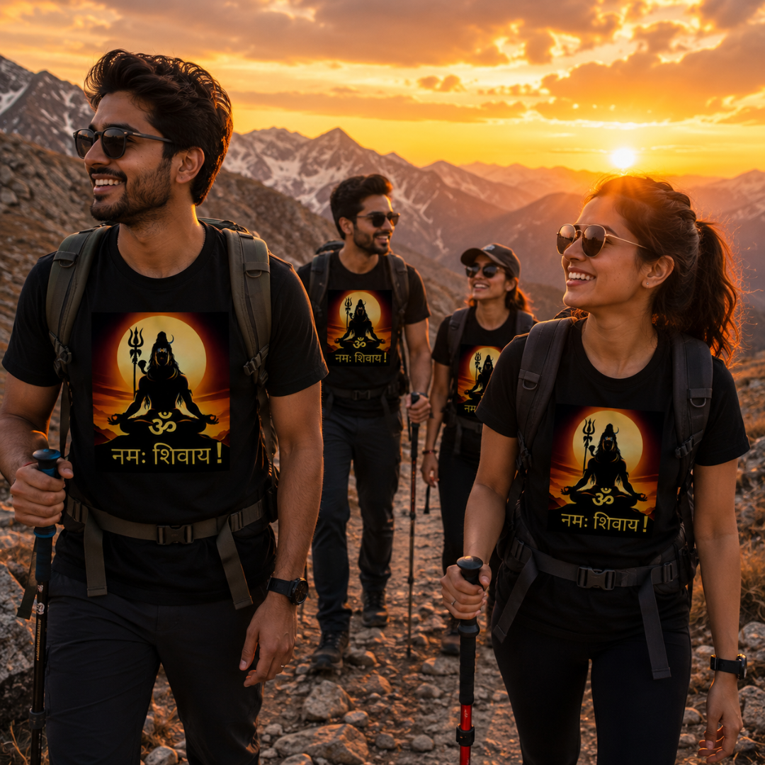 Om Namah Shivaya Lord Shiva Graphic T-Shirt