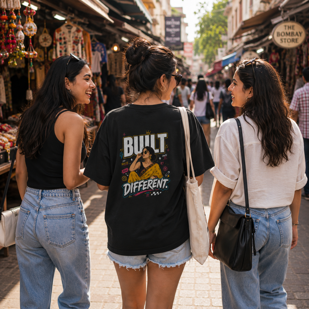 Built Different - Oversized Graphic T-Shirt