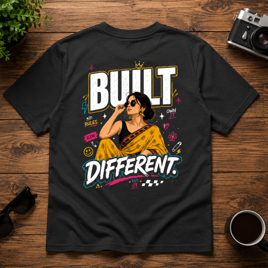 Built Different - Oversized Graphic T-Shirt