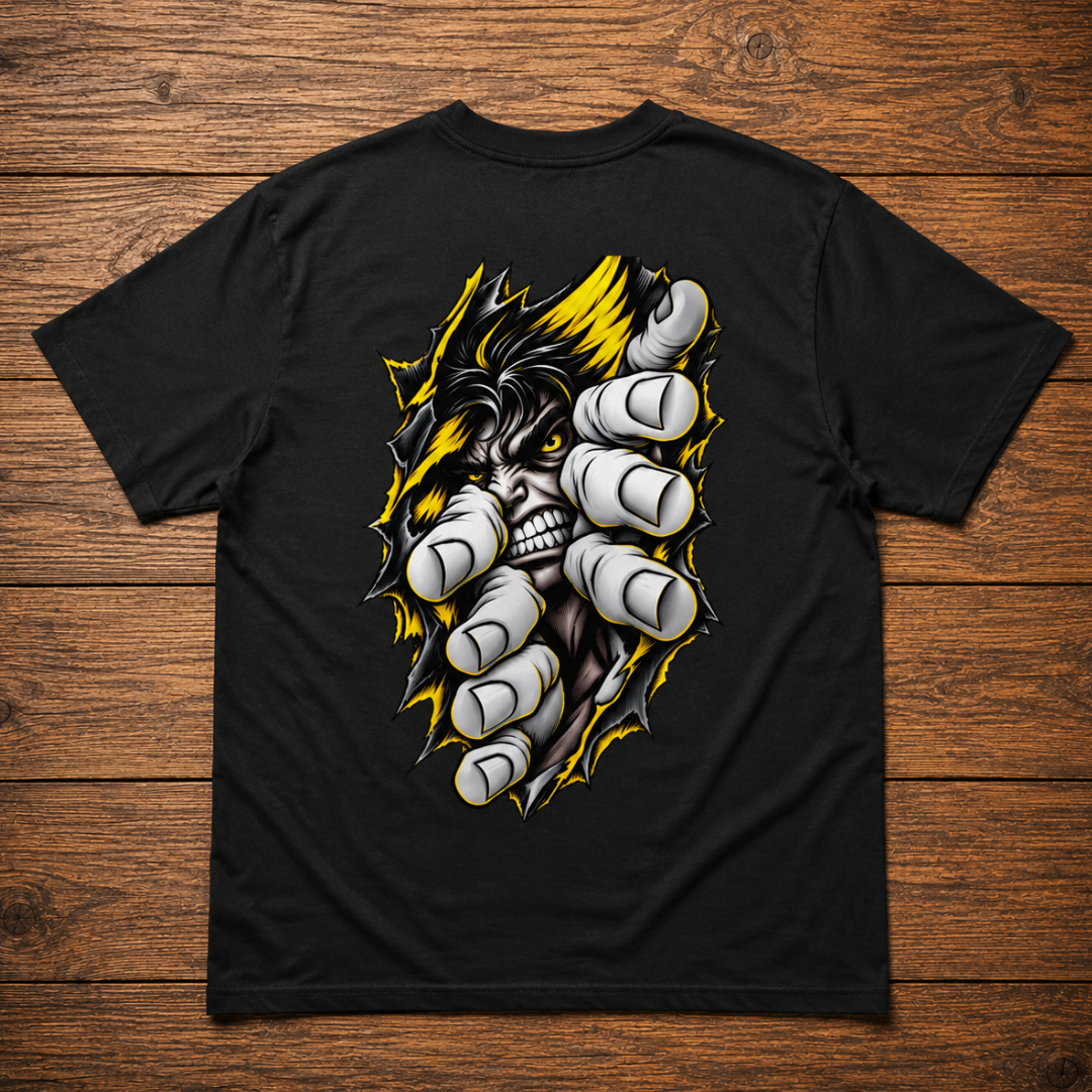 Midnight Claw - Oversized Graphic Unisex T-Shirt