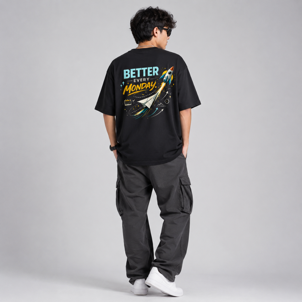 Better Every Monday™- Oversized Graphic T-Shirt