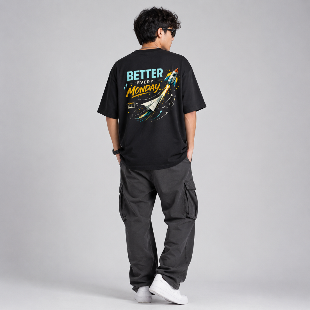 Better Every Monday™- Oversized Graphic T-Shirt