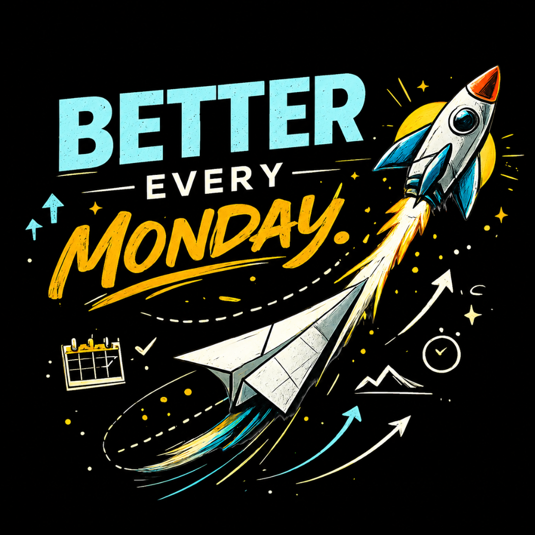 Better Every Monday™- Oversized Graphic T-Shirt