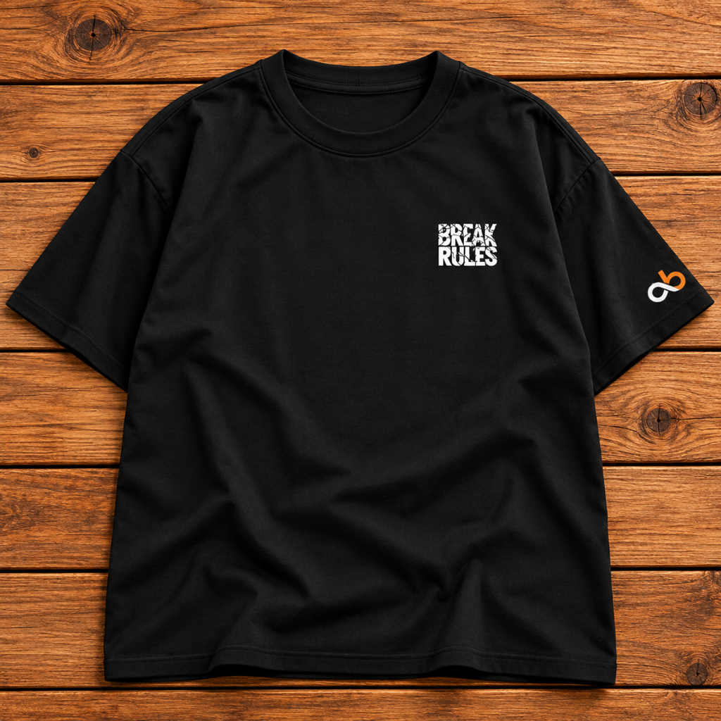 Break Rules - Oversized Graphic T-Shirt