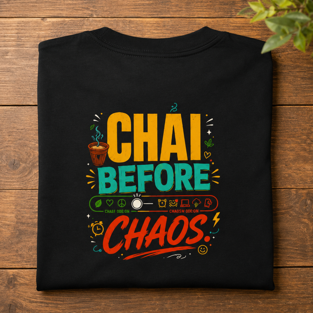 Chai Before Chaos - Graphic T-Shirt
