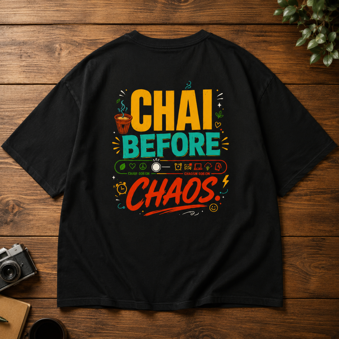 Chai Before Chaos - Graphic T-Shirt
