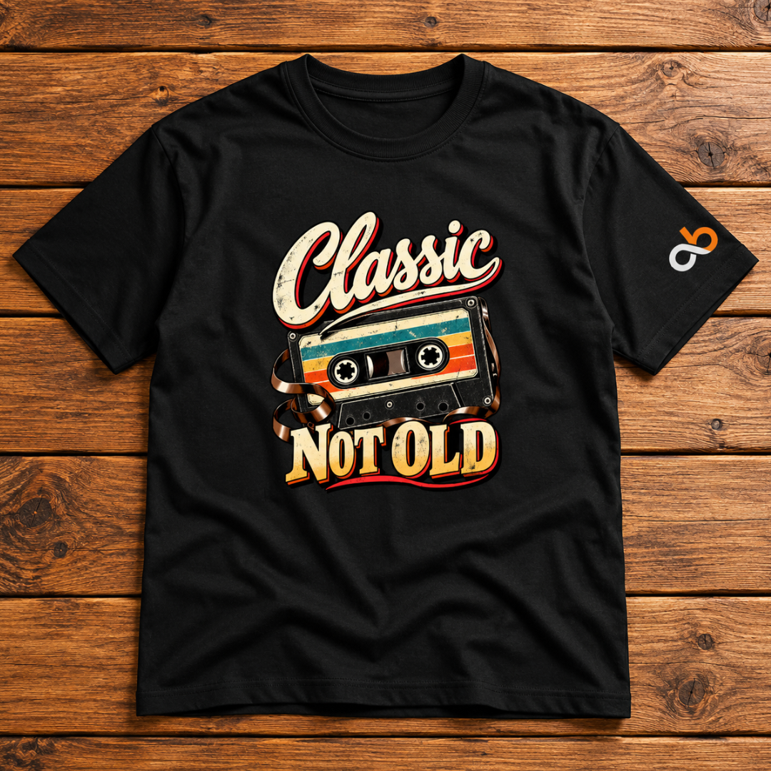 Classic Not Old. Vintage Vibes - Classic Graphic T-Shirt