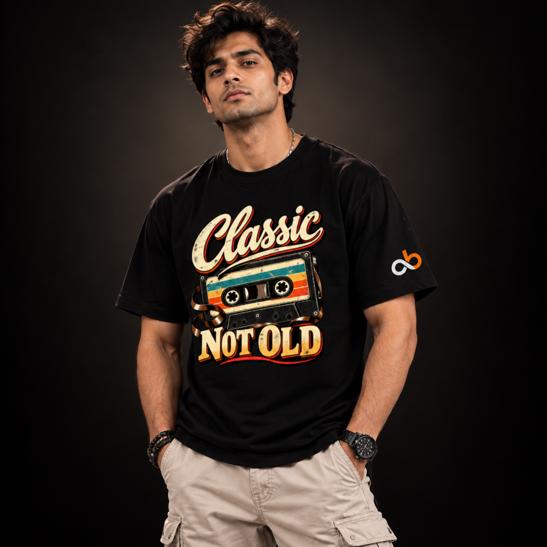 Classic Not Old. Vintage Vibes - Classic Graphic T-Shirt