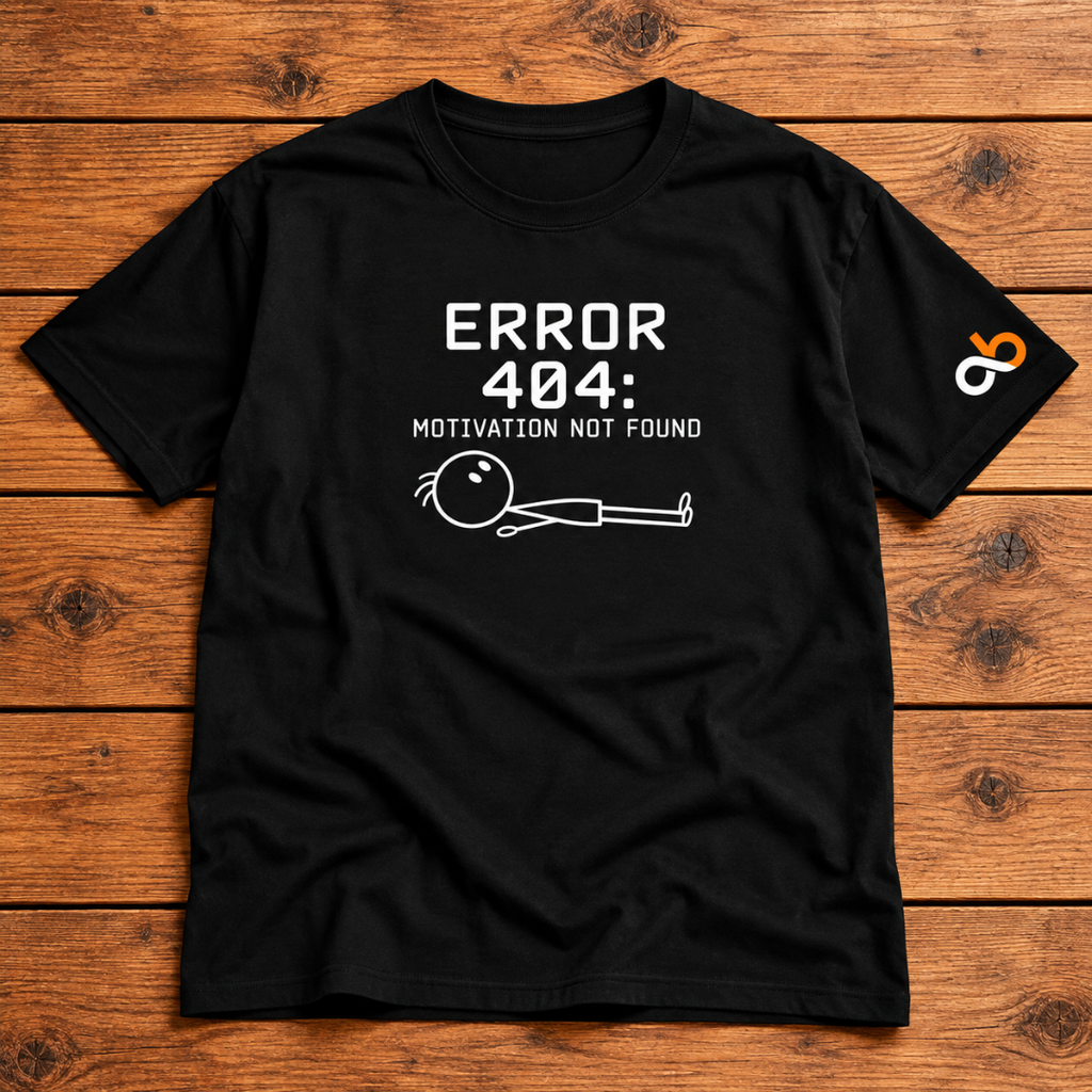 Error 404 : Motivation Not Found - Classic Graphic T-Shirt