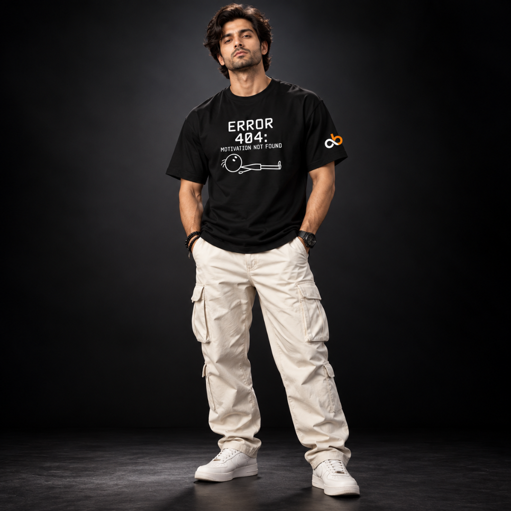 Error 404 : Motivation Not Found - Classic Graphic T-Shirt