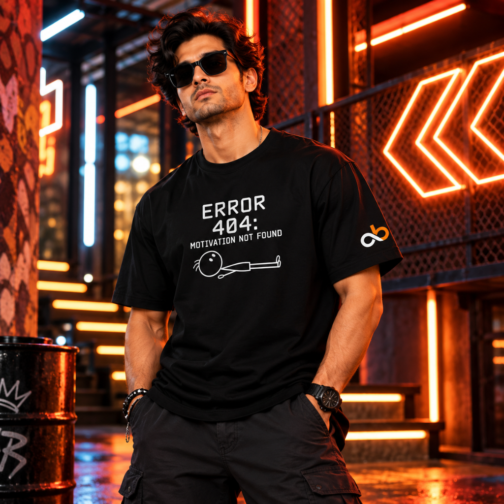 Error 404 : Motivation Not Found - Classic Graphic T-Shirt