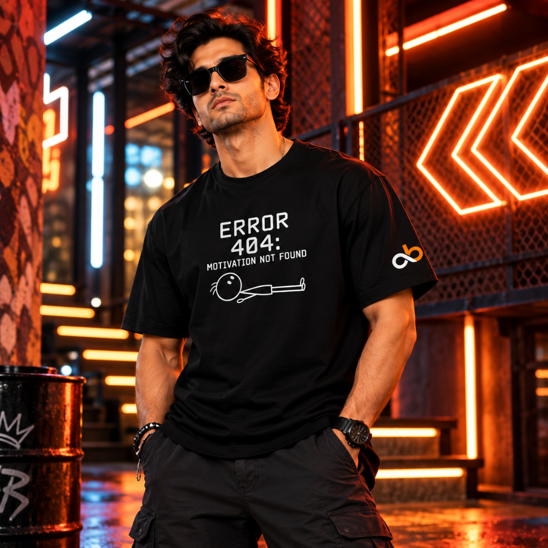 Error 404 : Motivation Not Found - Classic Graphic T-Shirt