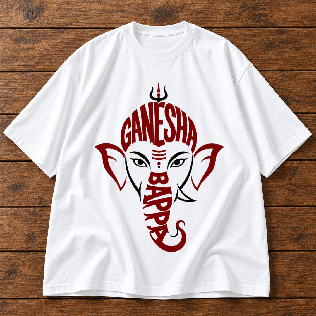 Ganesha Bappa - Classic Graphic T-Shirt
