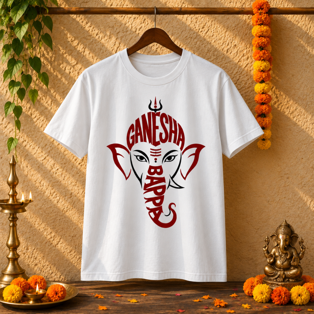 Ganesha Bappa - Classic Graphic T-Shirt