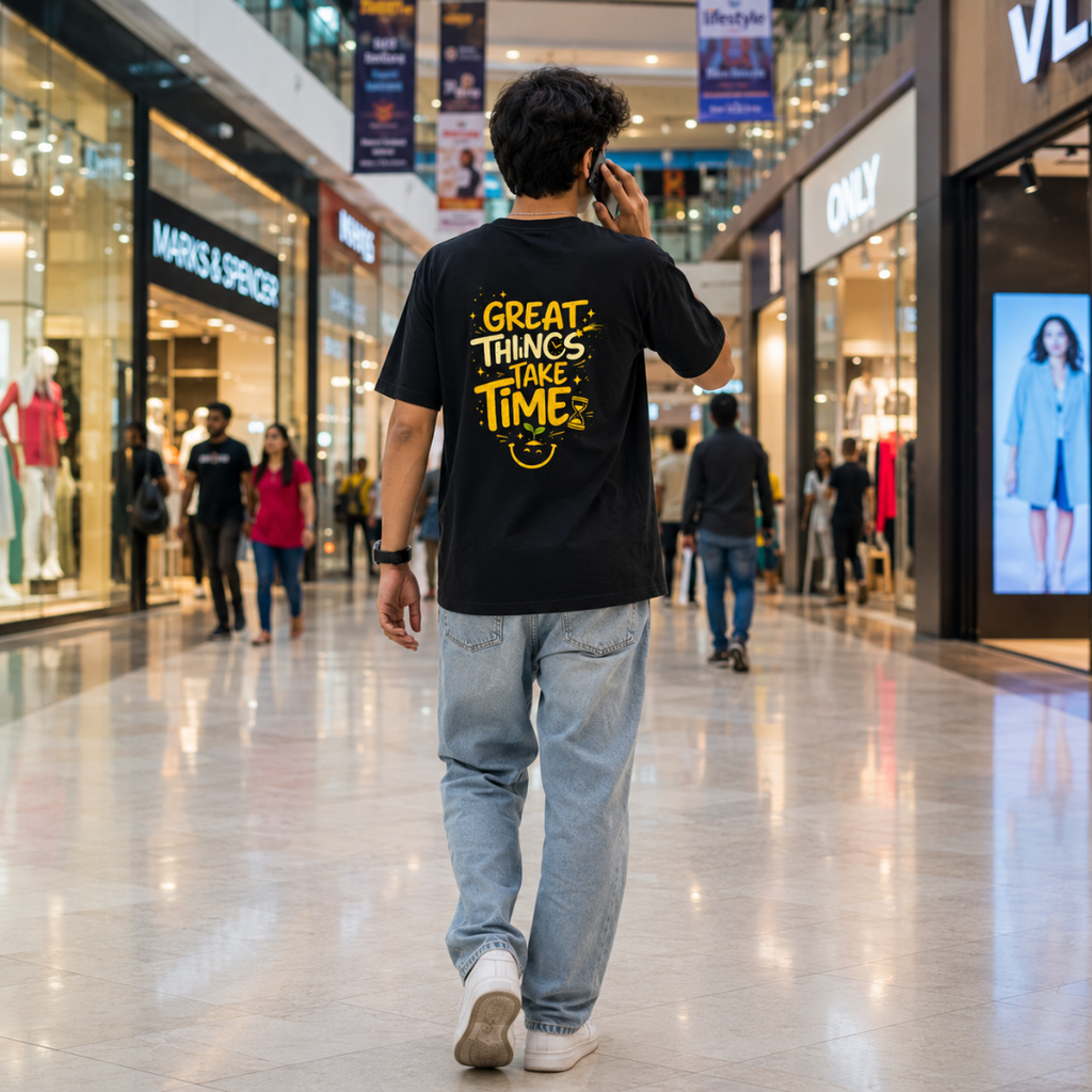Great Things Take Time - Classic Graphic T-Shirt