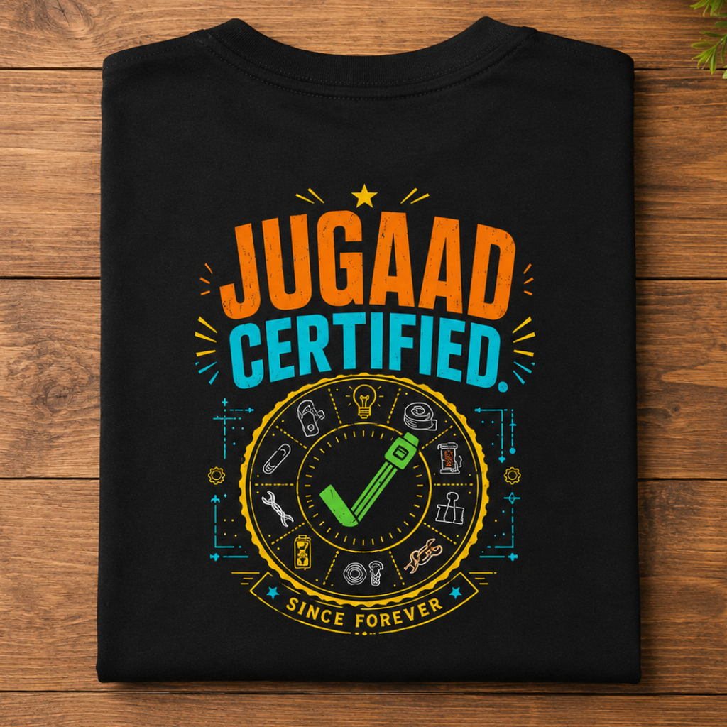 Jugaad Certified - Graphic T-Shirt