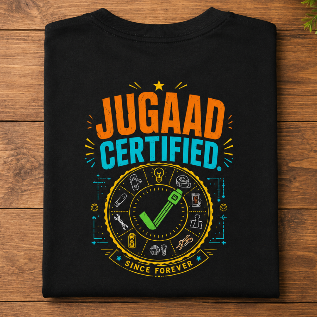 Jugaad Certified - Graphic T-Shirt
