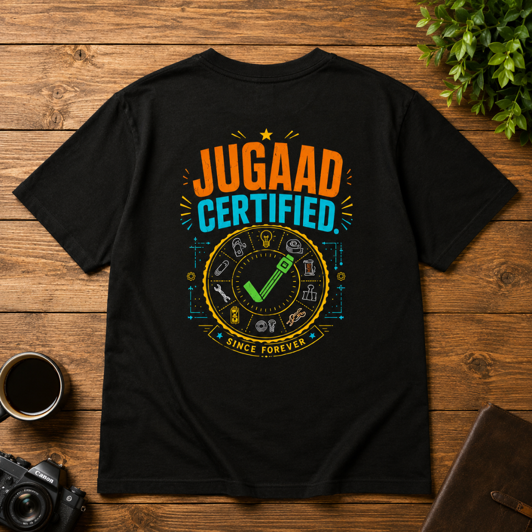Jugaad Certified - Graphic T-Shirt