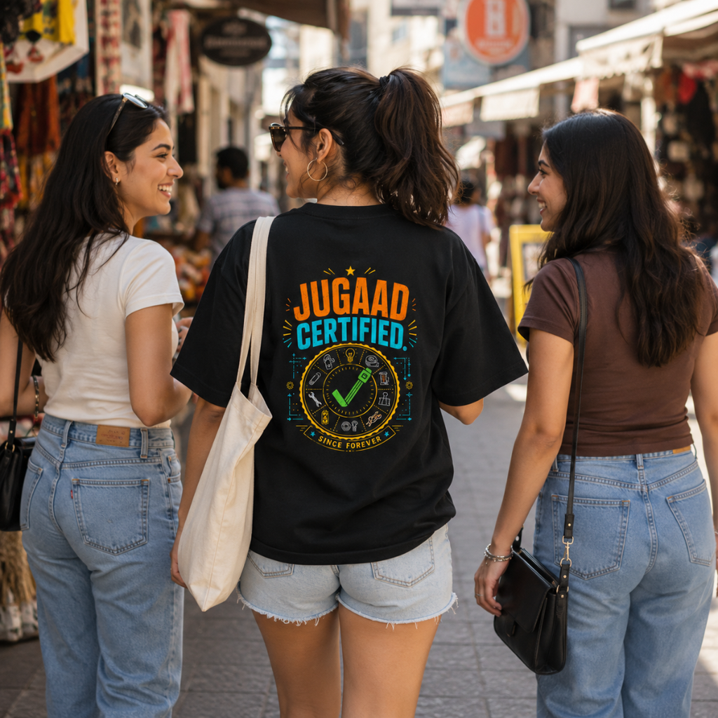 Jugaad Certified - Graphic T-Shirt