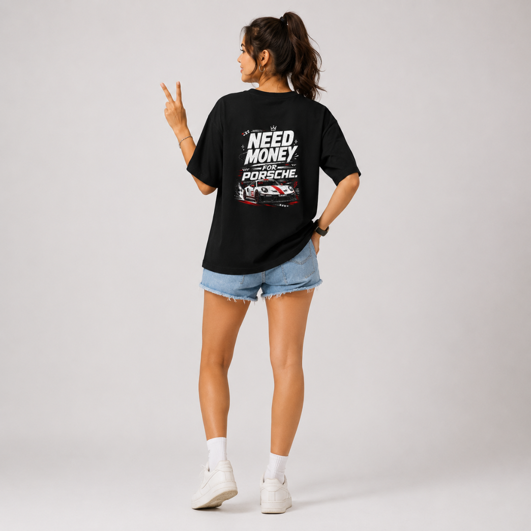 Need Money For Porsche - Classic Graphic T-Shirt