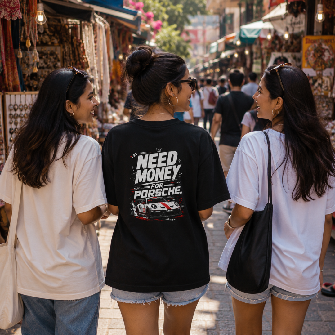 Need Money For Porsche - Classic Graphic T-Shirt