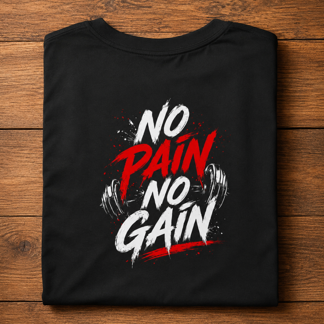 No Pain No Gain - Classic Unisex Graphic T-Shirt