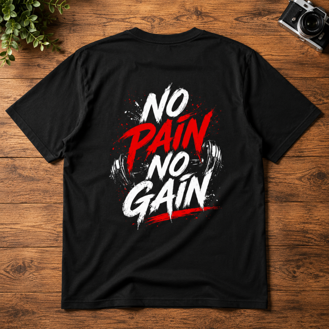 No Pain No Gain - Classic Unisex Graphic T-Shirt