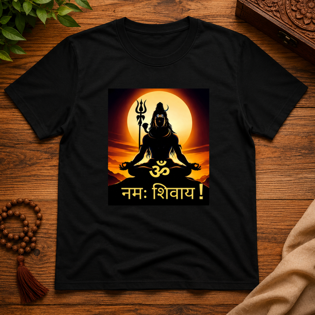 Om Namah Shivaya Lord Shiva Graphic T-Shirt