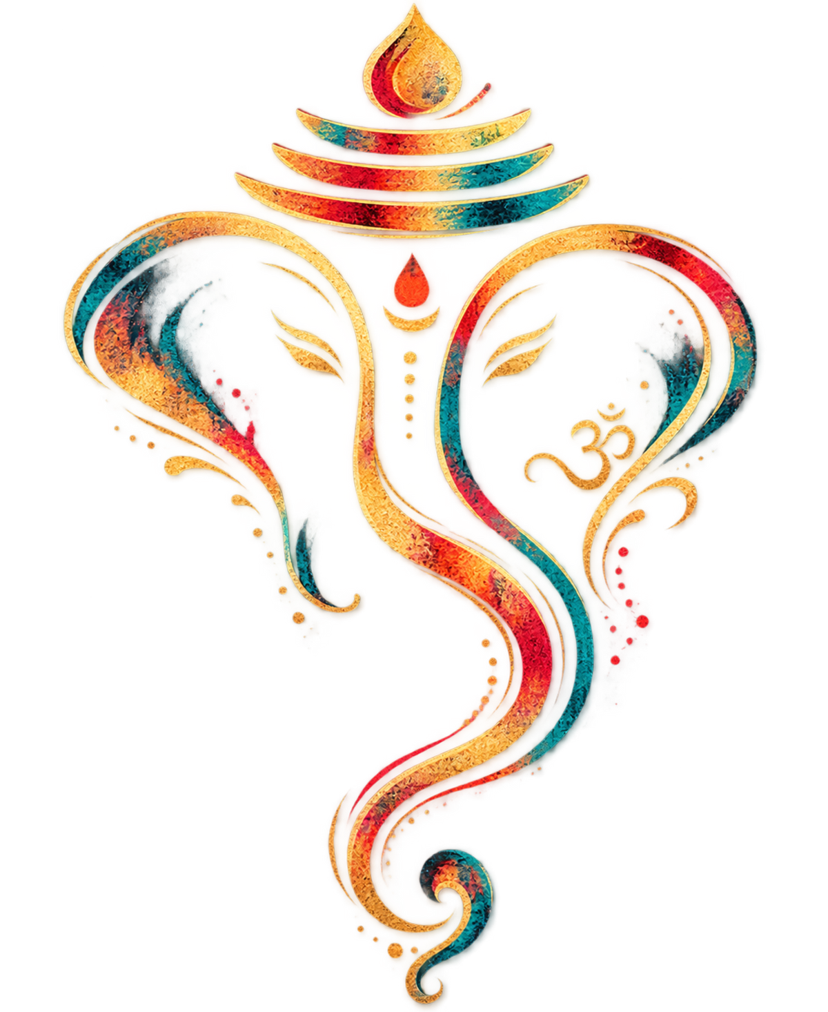 Divine Ganesha - Oversized Graphic T-Shirt