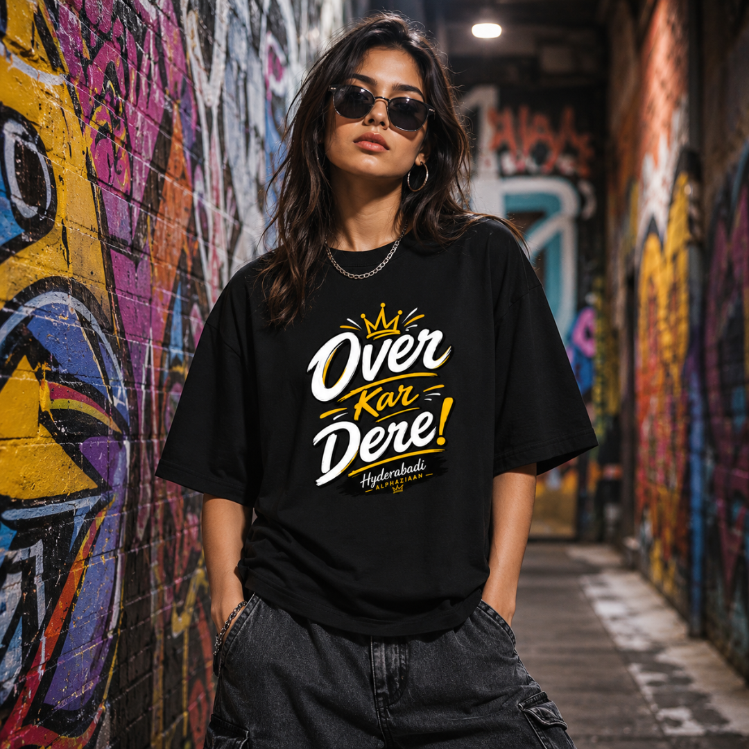 Over Kar Dere! - Hyderabadi Classic Graphic T-Shirt