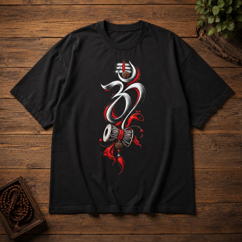 Om Power - Oversized Graphic T-shirt