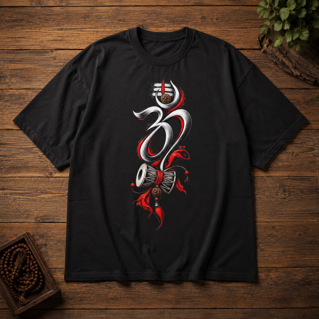 Om Power - Oversized Graphic T-shirt
