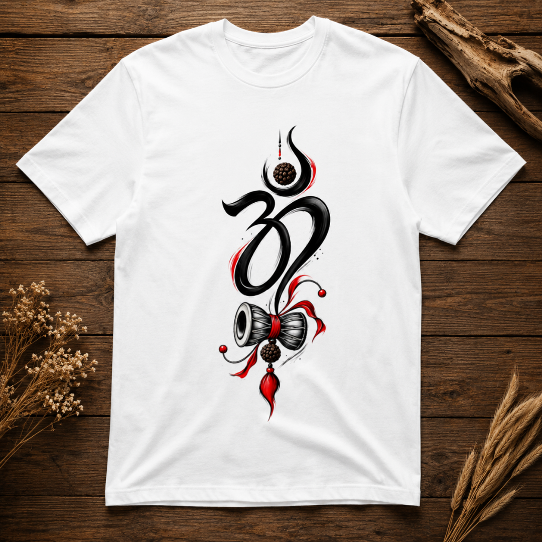 Om Vibes - Oversized Graphic T-Shirt