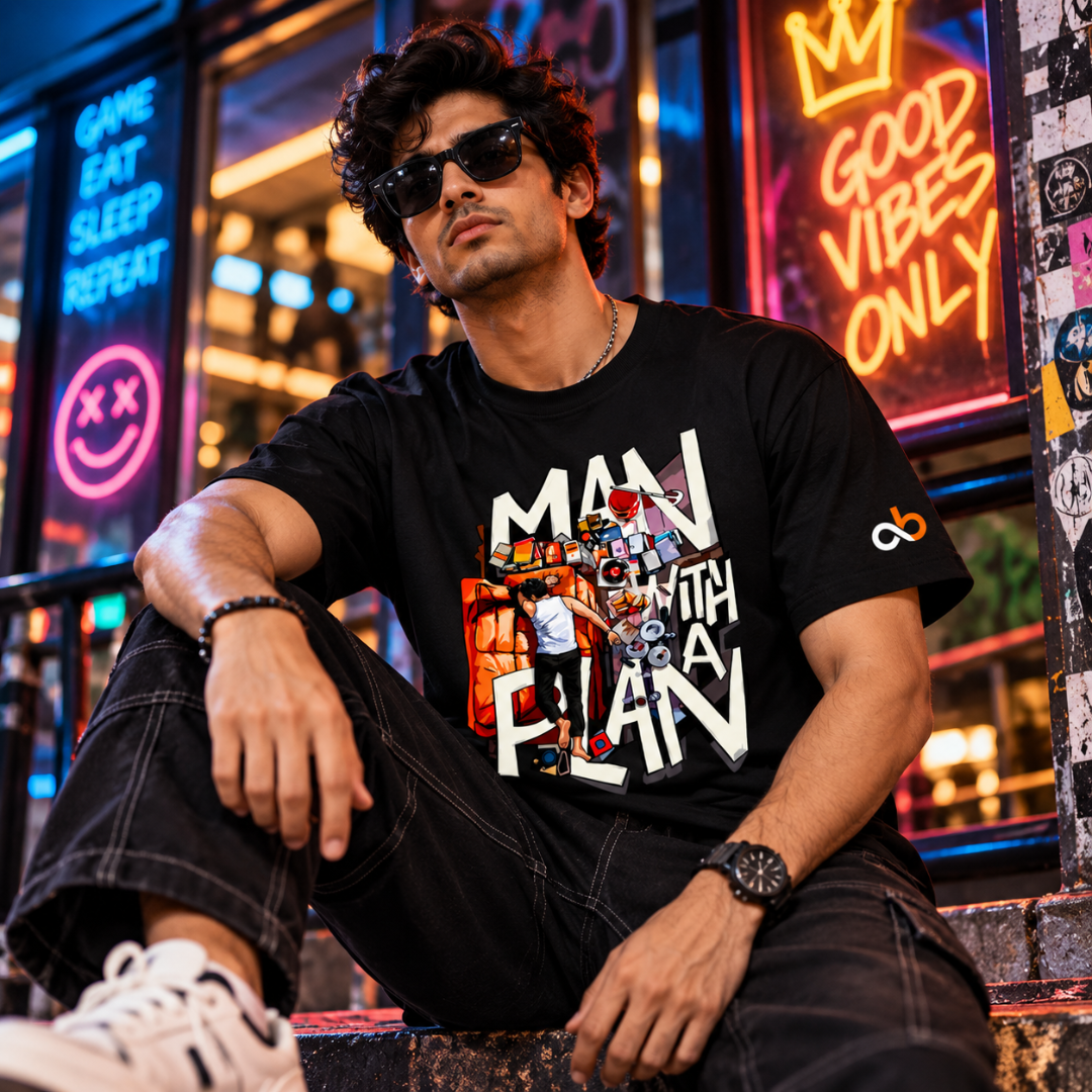 Man With a Plan - Classic Graphic T-Shirt