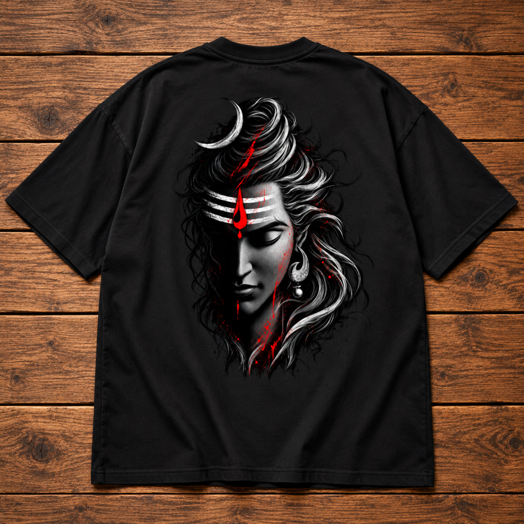 Mahadev Unbound - Oversized Graphic T-Shirt