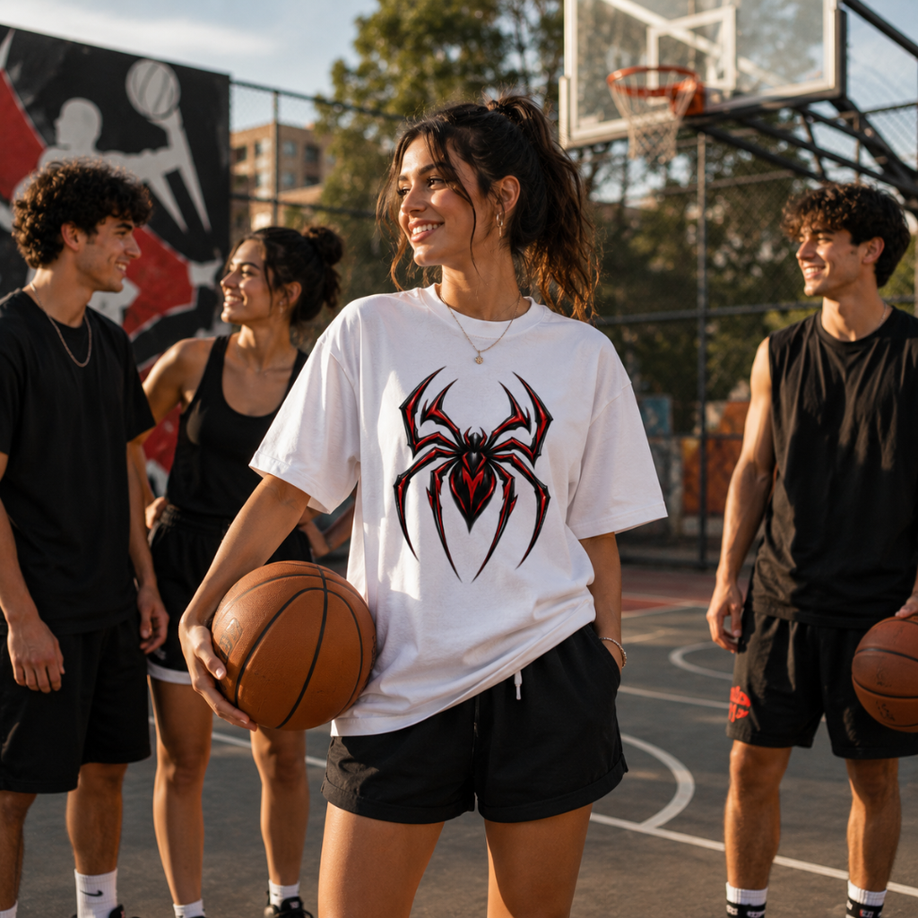 SPIDER MODE - Oversized Graphic T-Shirt