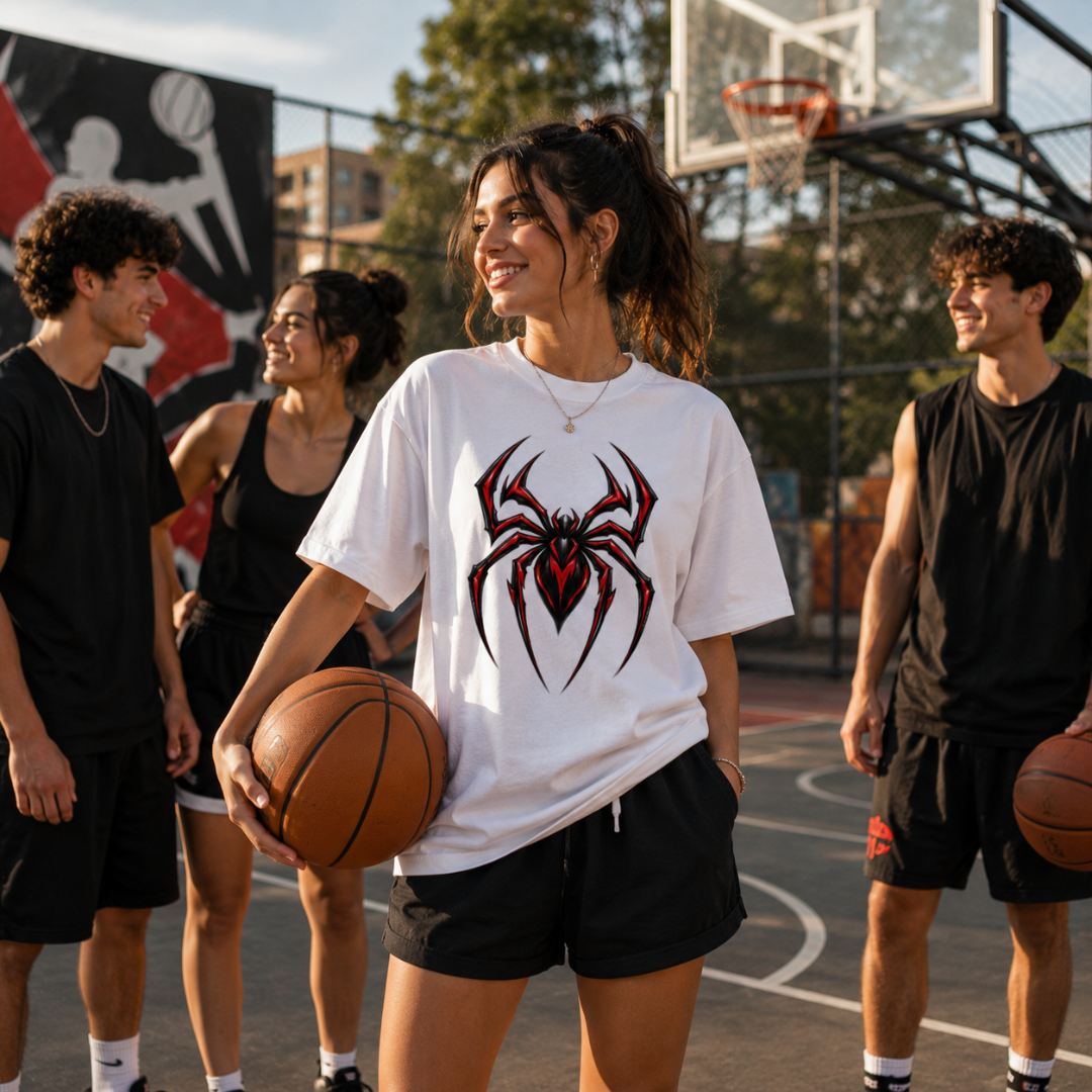 SPIDER MODE - Oversized Graphic T-Shirt
