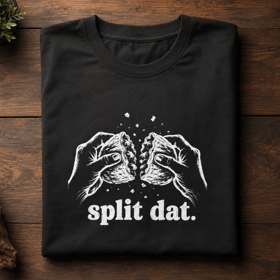 Split Dat. - Oversized Graphic T-Shirt