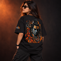 Rudra Flame - Oversized Graphic T-Shirt