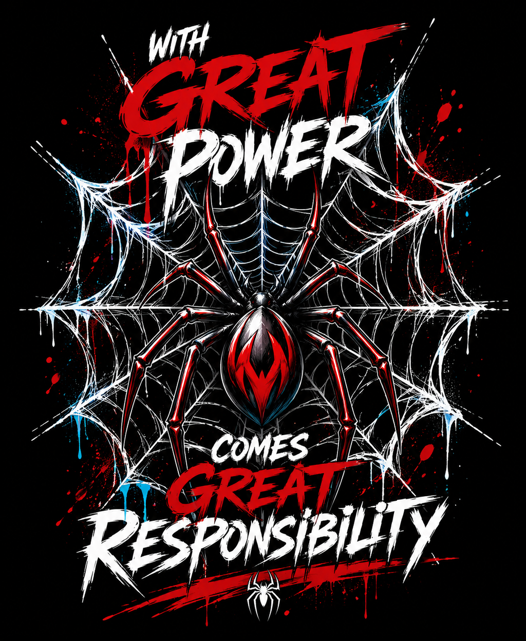 Spider Core - Classic Graphic T-Shirt