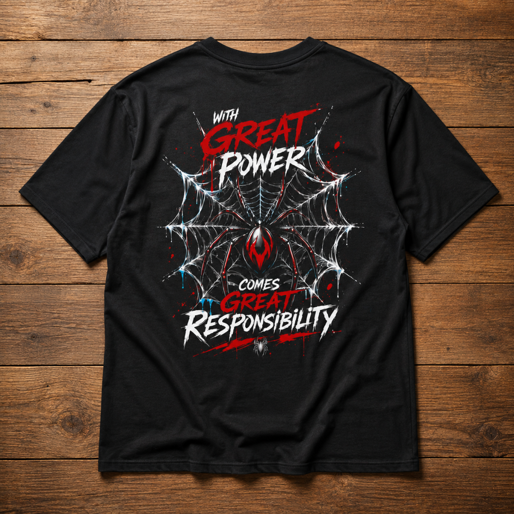 Spider Core - Classic Graphic T-Shirt