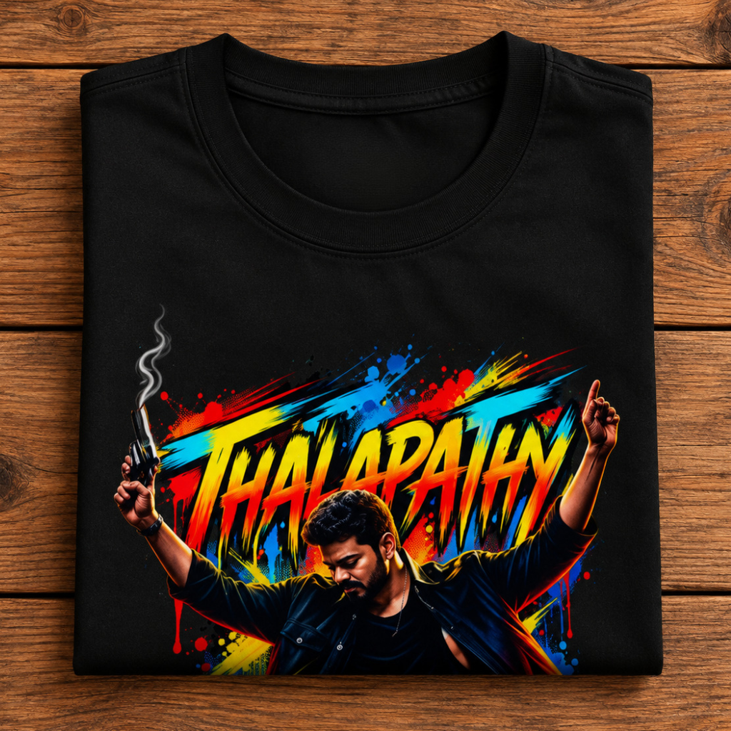 Thalapathy Energy - Classic Graphic T-Shirt