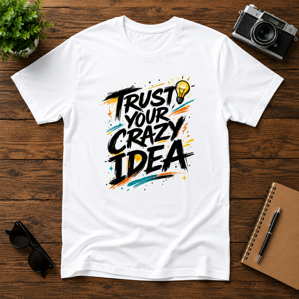 Trust Your Crazy Idea - Classic Graphic T-Shirt