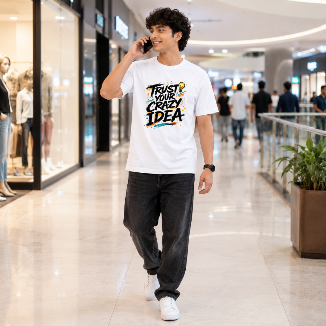 Trust Your Crazy Idea - Classic Graphic T-Shirt