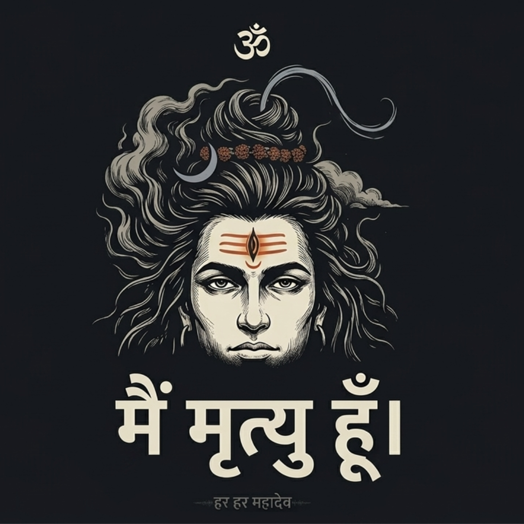Powerful Lord Shiva graphic T-shirt