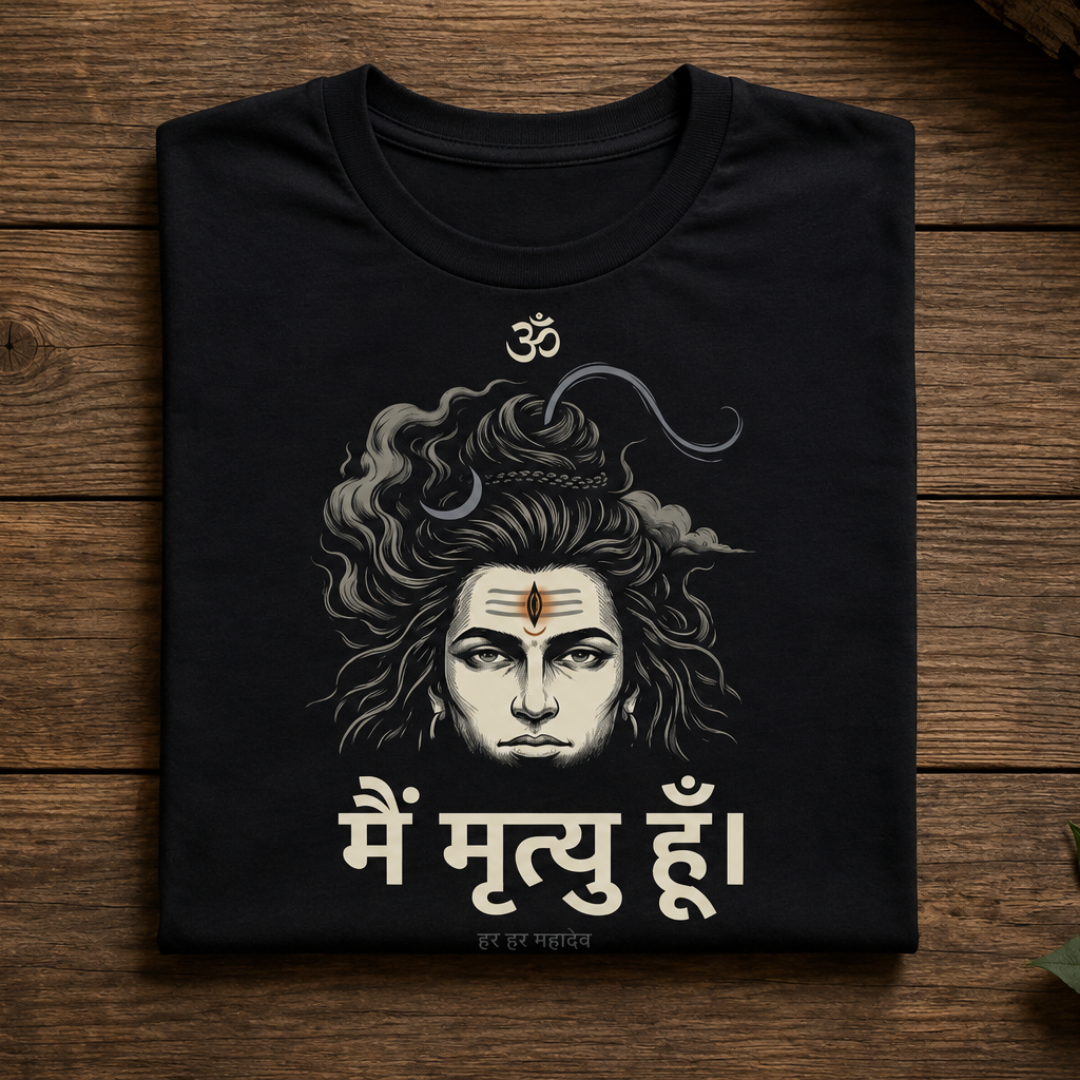 Powerful Lord Shiva graphic T-shirt