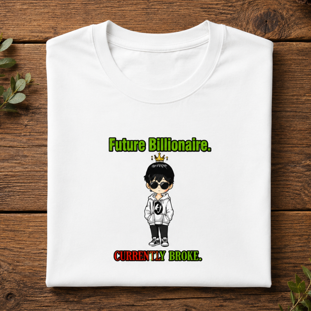 Future Billionaire Currently Broke Graphic T-Shirt