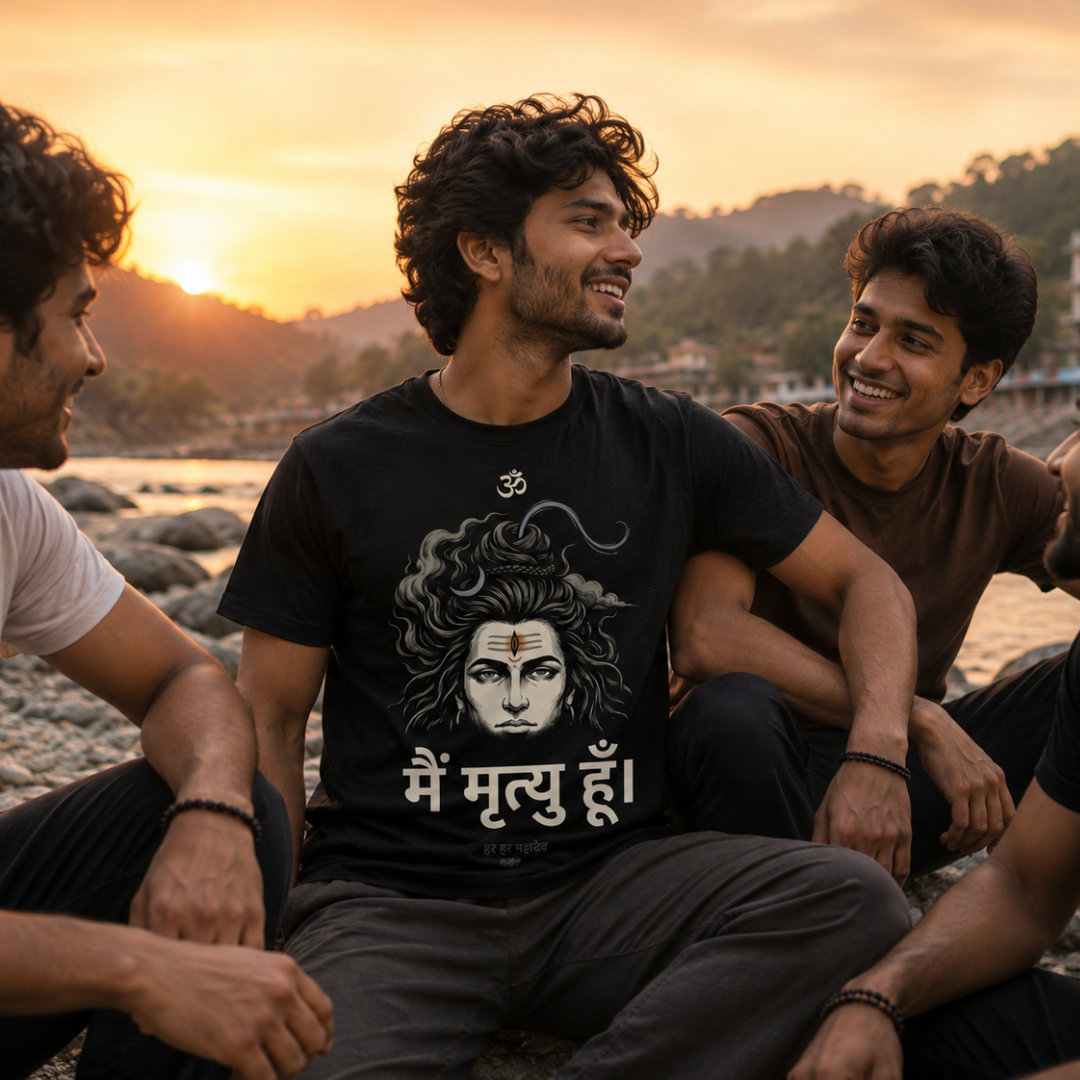 Powerful Lord Shiva graphic T-shirt