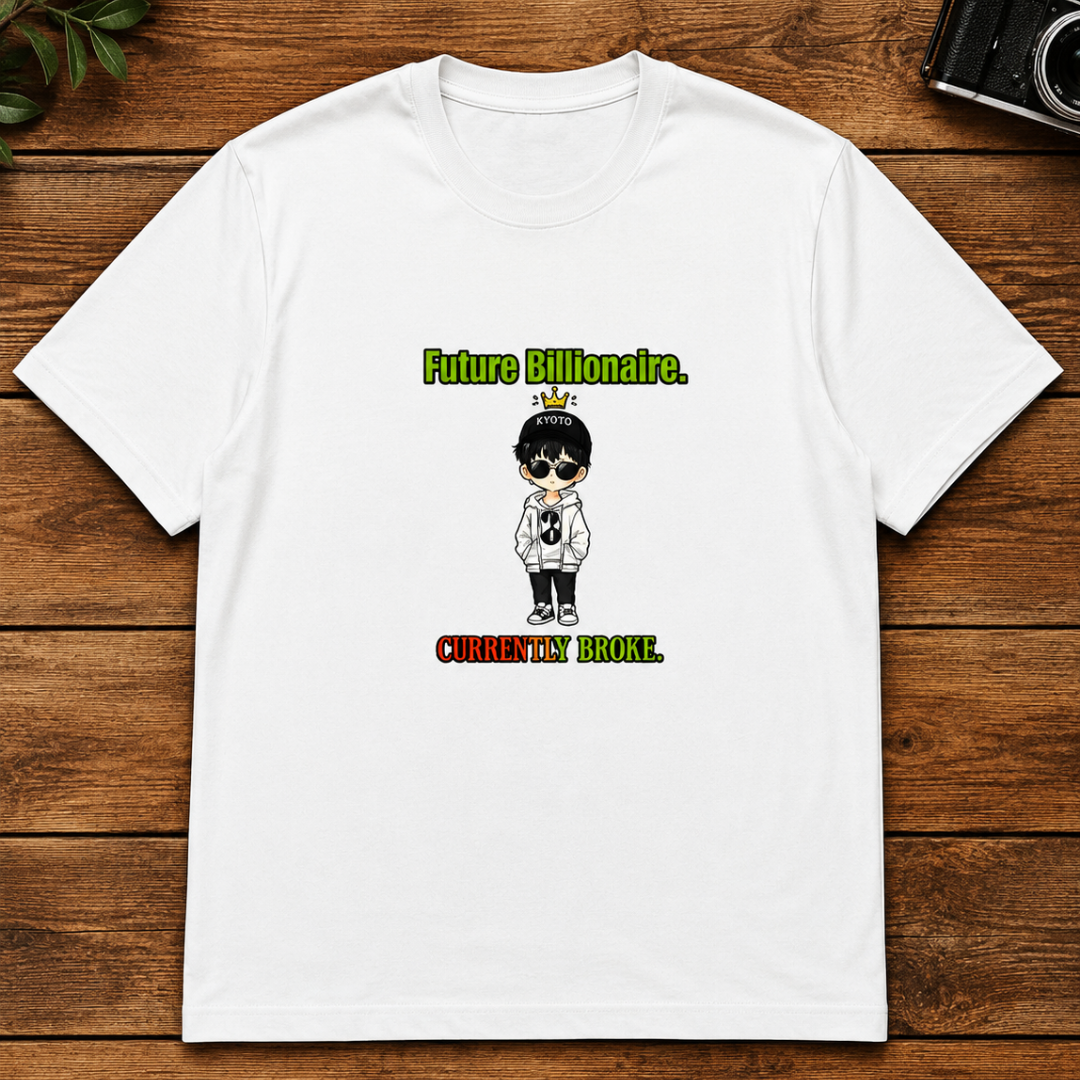 Future Billionaire Currently Broke Graphic T-Shirt